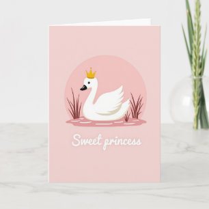Zoete Prinses Zwaan Kaart