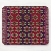 Zoete pruim bloemige ontwerper muismat (Voorkant)