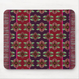 Zoete pruim bloemige ontwerper muismat