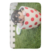 Zoete puppy badmat (Voorkant Verticaal)