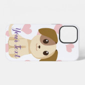 Zoete Puppy iPhone Hoesje (Achterkant horizontaal)
