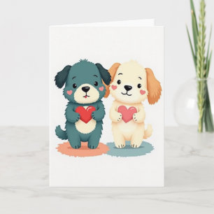 Zoete Puppy Liefde Kaart