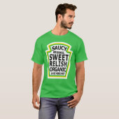 zoete relish Hot Packet Halloween kostuum T-shirt (Voorkant volledig)