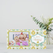 Zoete Retro Fotocard (Staand voorkant)