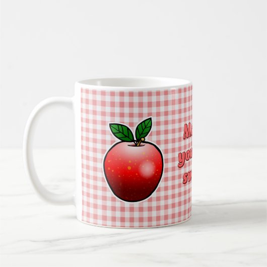 Zoete Rode Appel Koffiemok (Links)