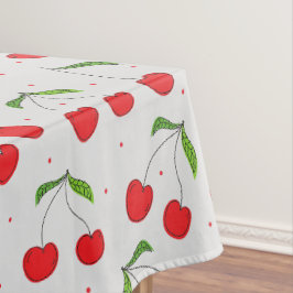 Zoete Rode Kersen Patroon Tafelkleed
