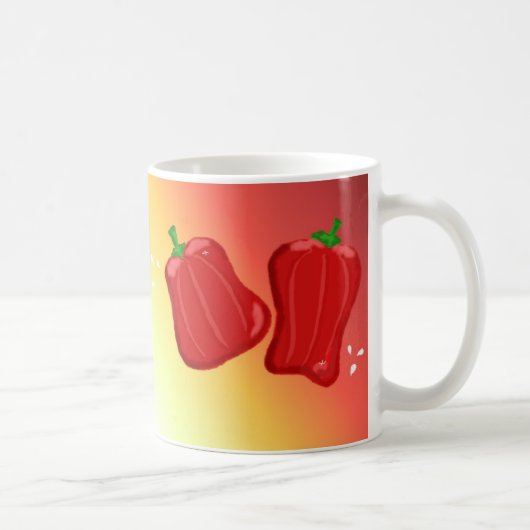 Zoete Rode Paprika's Koffiemok (Rechts)