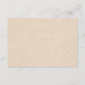 Zoete roestige paarse lavendel Kraft-uitziende rec Informatiekaartje (Achterkant)