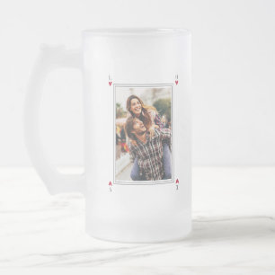 Zoete Romantische Retro Foto Valentijnsdag Cadeaus Matglas Bierpul