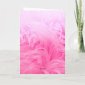 Zoete Roze Bont Foto Valentijnsdag Kaart (Achterkant)