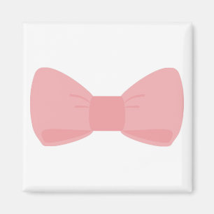 Zoete roze boog magneet
