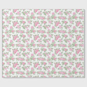 Zoete roze Camellia bloemen Cadeaupapier (Vlak)