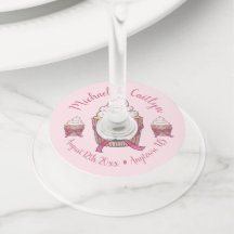 Zoete Roze Cupcake Bruiloft Baby Shower Feest
