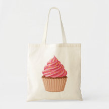 Zoete Roze Cupcake met Gouden Sprinkels