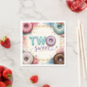 Zoete Roze Donut Thema Servet (Insitu)
