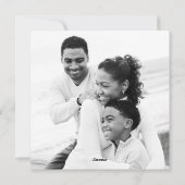 Zoete Roze en Rode Hart Foto Valentijnskaart Feestdagenkaart (Achterkant)