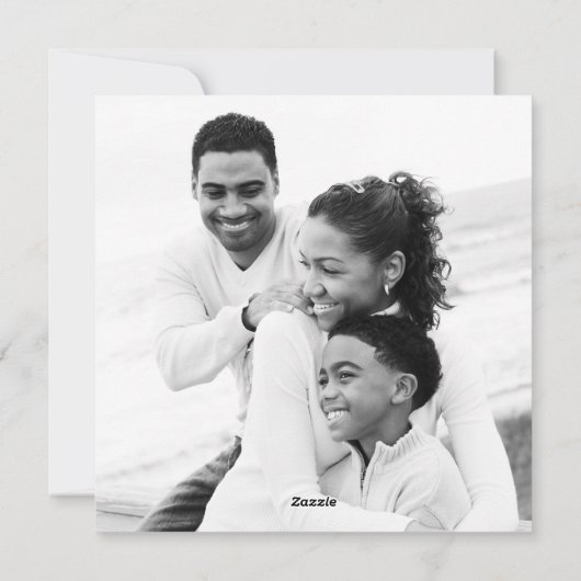 Zoete Roze en Rode Hart Foto Valentijnskaart Feestdagenkaart (Achterkant)