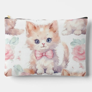 Zoete Roze en Witte Baby Dierenprint Etui