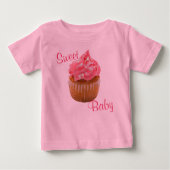 Zoete Roze Geometrische Cupcake (Voorkant)