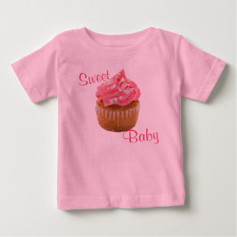 Zoete Roze Geometrische Taartpunt Baby Cupcake