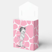 Zoete Roze Giraffe Baby shower Favor Boxes Bedankdoosjes (Geopend)