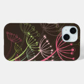 Zoete roze grillige paardenbloemen chique bloemkun Case-Mate iPhone case (Achterkant (horizontaal))