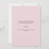 Zoete roze harten en botervliegen II Kaart (Achterkant)