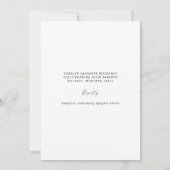 Zoete Roze Harten en Vlinders Baby Meisje Douche Kaart (Achterkant)