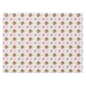 Zoete roze koekjes en ontbijtkoeken tafelkleed (Voorkant (Horizontaal))