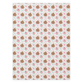 Zoete roze koekjes en ontbijtkoeken tafelkleed (Voorkant)