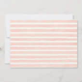Zoete Roze Limonade 1e Verjaardag Foto Kaart (Achterkant)