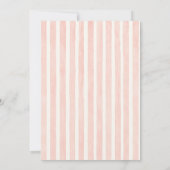 Zoete Roze Limonade 1e Verjaardag Kaart (Achterkant)