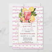 Zoete Roze Limonade Baby Shower Kaart (Voorkant)