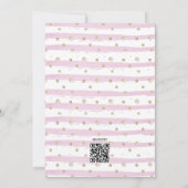 Zoete Roze Limonade Baby Shower Kaart (Achterkant)