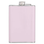 Zoete roze limonade op ijs heupfles (Achterkant)