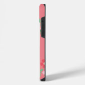 Zoete Roze Madeliefjes Boeket Retro iPhone Hoesje (Linkerkant)