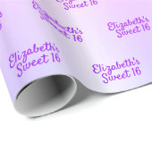 Zoete roze roze roze roze roze gouddruppels cadeaupapier (Rol Hoek)