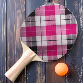 Zoete Roze Schotlandse ruit Tafeltennisbatje