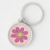 Zoete roze ventilator sleutelhanger (Voorkant)