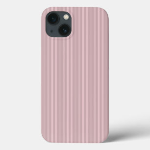 Zoete Roze Verticale Strepen Patroon iPhone 13 Hoesje