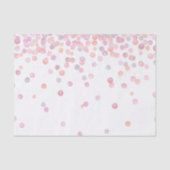 Zoete Roze Waterverf Confetti Stippen Tissuepapier (Voorkant)