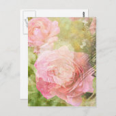 Zoete Rozen Briefkaart (Voorkant / Achterkant)