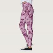 Zoete Rozen in roze Leggings (Links)