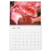 ZOETE ROZEN Kalender ROZE ROZEN BLOEMEN (Jan 2027)