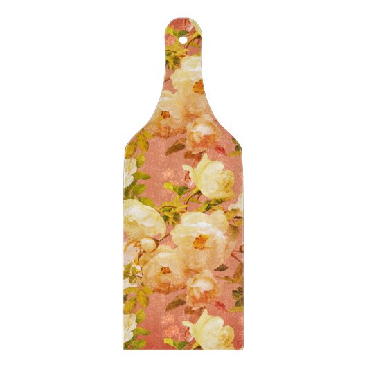 Zoete Rozen op rood Snijplank (Voorkant)