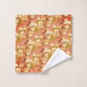 Zoete Rozen op Sinaasappel Bad Handdoek (Wasdoekje)