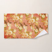 Zoete Rozen op Sinaasappel Bad Handdoek (Handdoek)