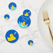 Zoete Rubber Eendje Baby Shower Confetti (Groep)