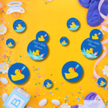 Zoete Rubber Eendje Baby Shower Confetti