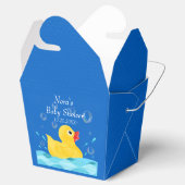 Zoete Rubber Eendje Bubbles Baby Shower Bedankdoosjes (Geopend)